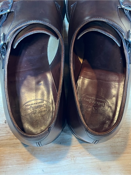 Crockett & Jones Seymour III ? Dbl Monk Straps US 9D inc’s Shoe Trees & Bags